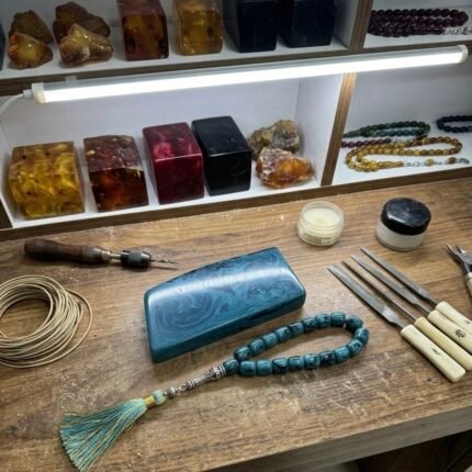 petrol-yesili-sedefli-2-tesbihlik-tesbih-hammaddesi