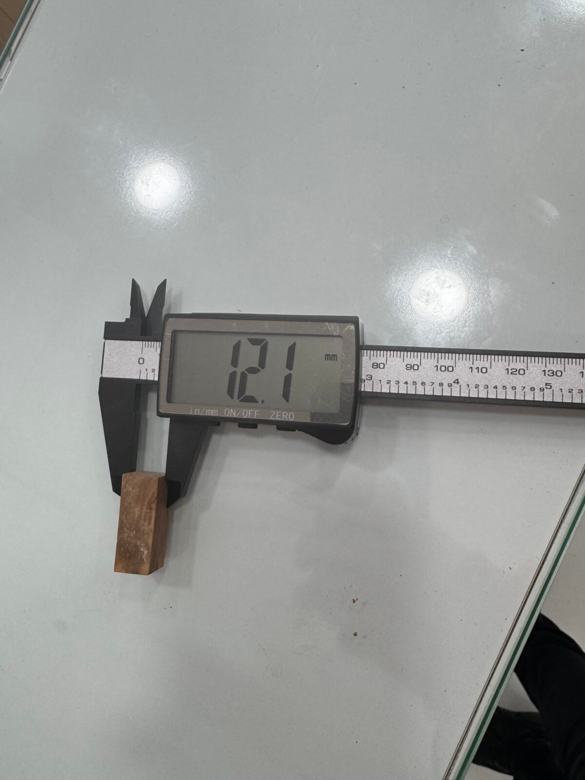 IMG_8393 Kuka Blok 12x30 mm Tespihlik Kuka Parça Doğal Kuka Malzeme 1 Adet - Görsel 3