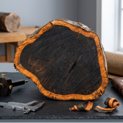 abanoz plaka, sert yapısı ve doğal siyah rengi ile lüks ve dayanıklı tesbih üretimi için ideal hammaddedir.