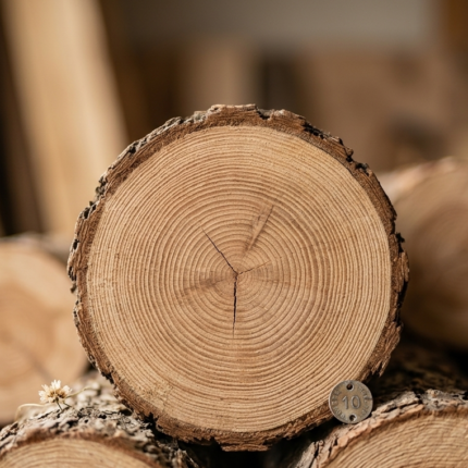 Dut Ağacı plaka, sıcak tonları ve doğal dokusu ile klasik ve estetik tesbih üretimi için idealdir.