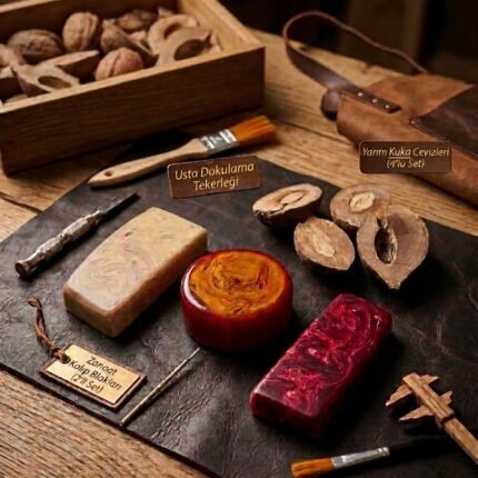 Mega Usta Seti ile tesbih üretimine hemen başlayın. Kalıp, tekerlek ve kuka içeren profesyonel hammadde seti.